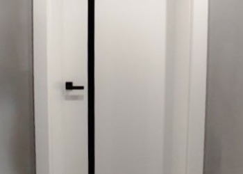 Drzwi bezprzylgowe DRE Vetro E lakier biały